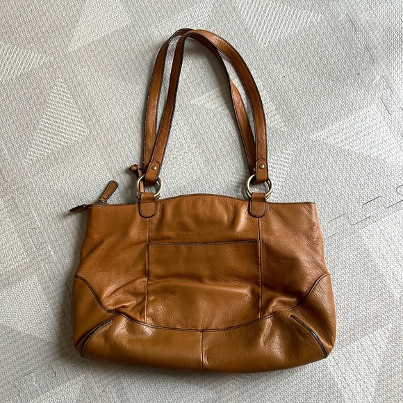 Etienne Aigner Genuine Leather Brown Hobo Bag 👜 - Picture 4 of 8